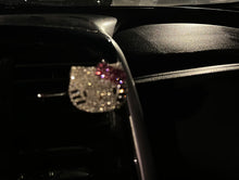  Car Bling Interior Accessories, Car Air Vent Rhinestone Diamond Decoration - Pink