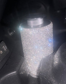  EXTRA ICE BRIGHT SHINY RHINESTONE CAR DIFFUSER HUMIDIFIER WITH LED LIGHT AUTO AIR PURIFIER AIR FRESHENER CAR ACCESSORIES SILVER - Fashion Car ®