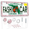 License Plate Diamonds Pink - Fashion Car Inc