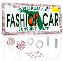  License Plate Diamonds Pink - Fashion Car Inc