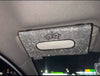 BLING BLING CAR SUN VISOR TISSUE BOX HOLDER, LEATHER CRYSTALS AUTO INTERIOR ACCESSORIES PAPER TOWEL CROWN SILVER