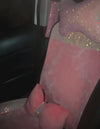 Set Full Car Universal seat Lining Ultra Bling Front and Rear, specially Shiny (Pink)