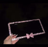 License Plate Diamonds With Bow