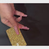 Sticker Shiny  Skin Ultra Bling Removable Debit - Credit Card Skin Cover Specially Bright Gold