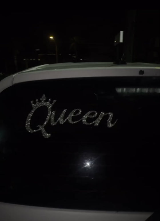 Ultra bling reflective car queen