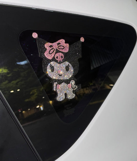 STICKER ULTRA BLING FRIEND CAT EXTRA SHINY RHINESTONES - Fashion Car ®