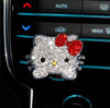 ULTRA BLING CAT KEY- PUSH STAR DECOR RED CAT - Fashion Car Inc