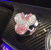 ULTRA BLING MOUSE PINK KEY- PUSH STAR DECOR - Fashion Car Inc