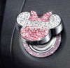 ULTRA BLING MOUSE PINK KEY- PUSH STAR DECOR - Fashion Car Inc