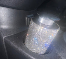  ULTRA BRIGHT SHINY RHINESTONE CAR DIFFUSER HUMIDIFIER WITH LED LIGHT AUTO AIR PURIFIER DIFFUSER AROMATHERAPY AIR FRESHENER CAR ACCESSORIES SILVER - Fashion Car ®