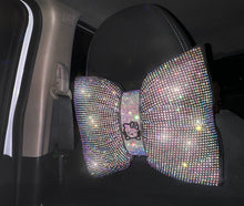  (2 Pack) Ultra Bling Car Pillow Bowknot Headrest (Colorful) - Fashion Car Inc