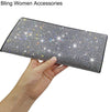 Bing Rhinestone Car Registration and Insurance Document Holder, Glitter card holder, Colorfuler Vehicle Accessories Car Essentials Glove Box Organizer Wallet Case Black - Fashion Car Inc