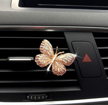  Bling Butterfly Car Accessories, Cute Car Air Freshener, Car Interior Decoration Charm, Rhinestone Car Air Vent Clip, Glam Car Deco - Fashion Car Inc