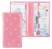  Bling Car Registration and Insurance Holder,Sparkling Vehicle Card Document Magnetic Closure Glove Box Organizer, Bling Car Accessories for Essential Info, Driver License Cards* - Fashion Car Inc