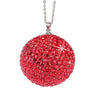 bling crystal ball rear view mirror,Bling car Rearview Mirror Crystal Lucky Ball Pendant,Goddess favorite Car Crystal Ball Pendant (red) - Fashion Car Inc