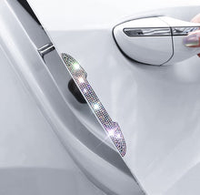  Bling Door Anti-Collision Strip Protection Stickers Car Side Edge Rhinestones Guards Protector Scratch Guard, for Side Rearview Mirror and Car Door Handle Colorful - Fashion Car Inc