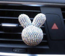  Car Air Vent Clip Charms, Crystal Car Diffuser Vent Clip, Rhinestone Oil Diffuser Vent Clip, Car Fresheners for Women, Bling Car Accessories for Women – Stylish & Practical Bunny - Fashion Car Inc