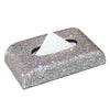 Car Sun Visor Tissue Box Holder, Leather Crystals Auto Interior Accessories Paper Towel Cover - Fashion Car Inc