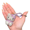 Crystal Keychain, Key Chains Accessories with Ultra Bling Rhinestones purple - Fashion Car Inc