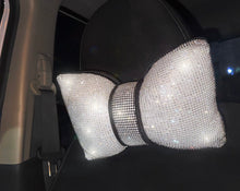  DIAMONDS CENTER PILLOWS 2 headrest ultra bling - Fashion Car Inc