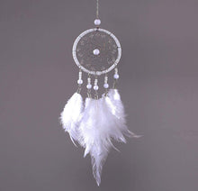  Dream Catchers for Cars Rear View Mirror, Small Feather Dream Catcher Wall Hanging Car Deco Accessories for Women (White) - Fashion Car Inc