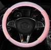 half glitter and lint steering wheel cover - Fashion Car Inc