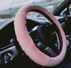 half glitter and lint steering wheel cover - Fashion Car Inc