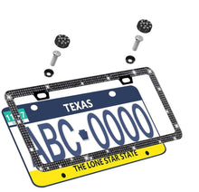  License Plate Diamonds Black - Fashion Car Inc