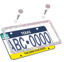  License Plate Diamonds Colorful - Fashion Car Inc