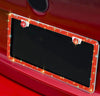 License Plate Diamonds Red - Fashion Car Inc