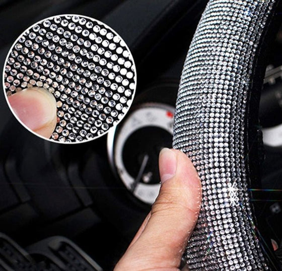 Medium gloss and lint steering wheel covers - Fashion Car Inc