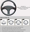 Medium gloss and lint steering wheel covers - Fashion Car Inc