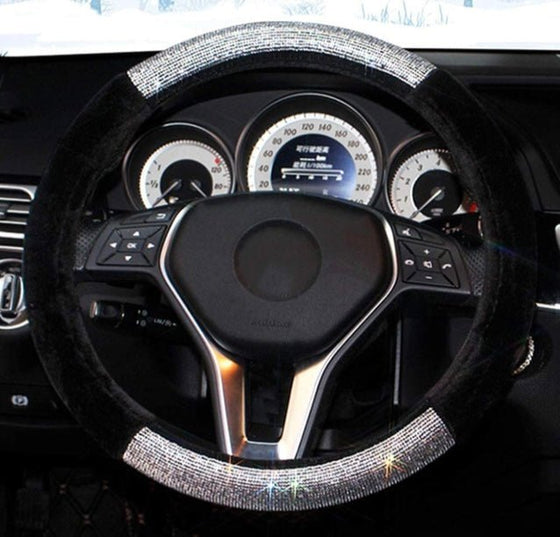 Medium gloss and lint steering wheel covers - Fashion Car Inc