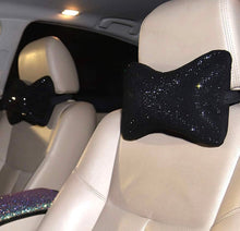  Pillow Black Bling Headrest - Fashion Car Inc