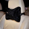 Pillow Black Bling Headrest - Fashion Car Inc