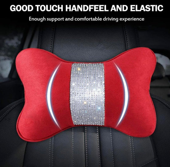 Pillow Center Diamonds Red - Fashion Car Inc