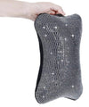 Pillow Silver Bling Headrest - Fashion Car Inc