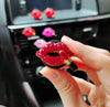 Red Lips Car Air Vent Clips Bling Car Air Freshener Clip Perfume Diffuser Clips Car Interior Decoration Charms - Fashion Car Inc