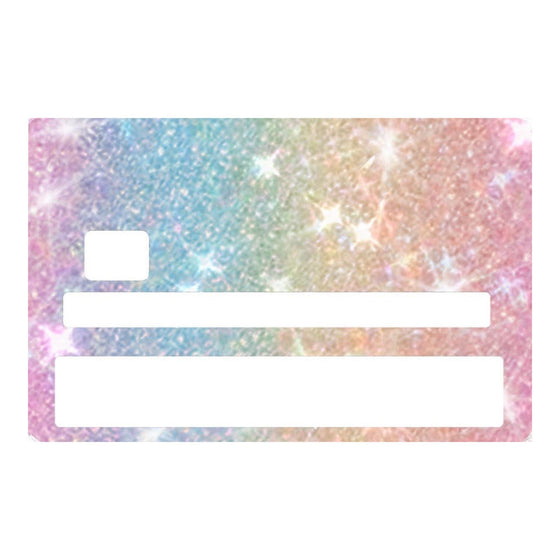 Reflective Sticker Shiny Ultra Bling Removable Debit - Credit Card Skin Cover Especially Bright Front Information Bank, Protecting and Personalizing Bank Card. No Bubble, Slim, Waterproof Card Cover - Fashion Car Inc