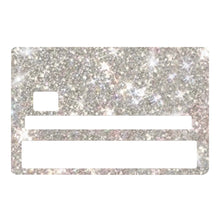  Reflective Sticker Shiny Ultra Bling Removable Debit - Credit Card Skin Cover Especially Bright Front Information Bank, Protecting and Personalizing Bank Card. No Bubble, Slim, Waterproof Card Cover - Fashion Car Inc