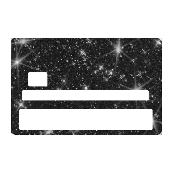 Reflective Sticker Shiny Ultra Bling Removable Debit - Credit Card Skin Cover Especially Bright Front Information Bank, Protecting and Personalizing Bank Card. No Bubble, Slim, Waterproof Card Cover - Fashion Car Inc