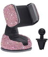 Rhinestone Car Phone Holder with an Air Vent Base Universal Dashboard Windshield Air Vent Mount - Fashion Car Inc