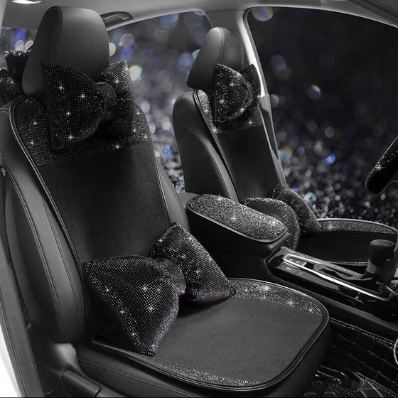 Shiny Car Seat Black - Fashion Car Inc