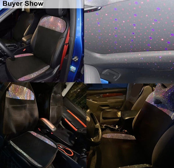 Shiny car seat colorful - Fashion Car Inc