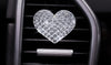 Sparkly Car Accessories for Women Teens, Heart Car Air Fresheners, Cute Rhinestone Car Accessories for Interior, Cute Car Decor, Rhinestone Car Accessories - Fashion Car Inc