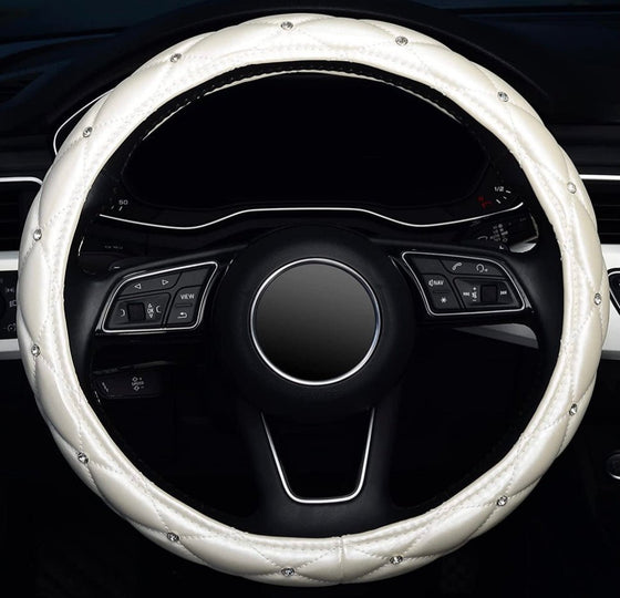 steering wheel covers with embedded frontal stones - Fashion Car Inc