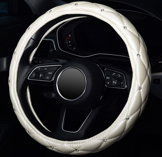 steering wheel covers with embedded frontal stones - Fashion Car Inc