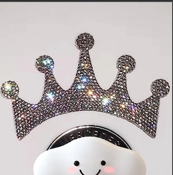 Sticker Ultra Bling Rhinestone Shiny Exterior Car (Crown) - Fashion Car Inc