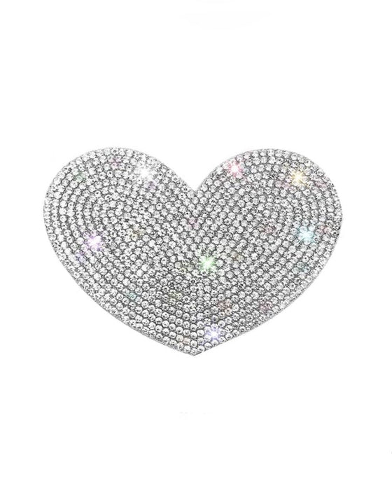 Sticker Ultra Bling Rhinestone Shiny Exterior Car (Heart) - Fashion Car Inc