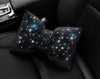 Ultra Bling Car Pillow Bowknot Headrest (Black) - Fashion Car Inc